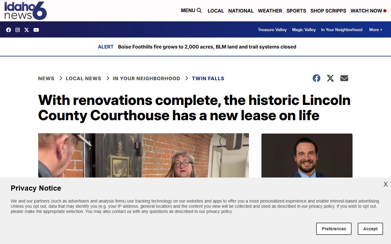 Lincoln County Court records courthouse renovation coverage source