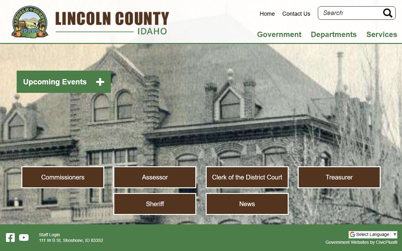 Lincoln County Court records county home source page